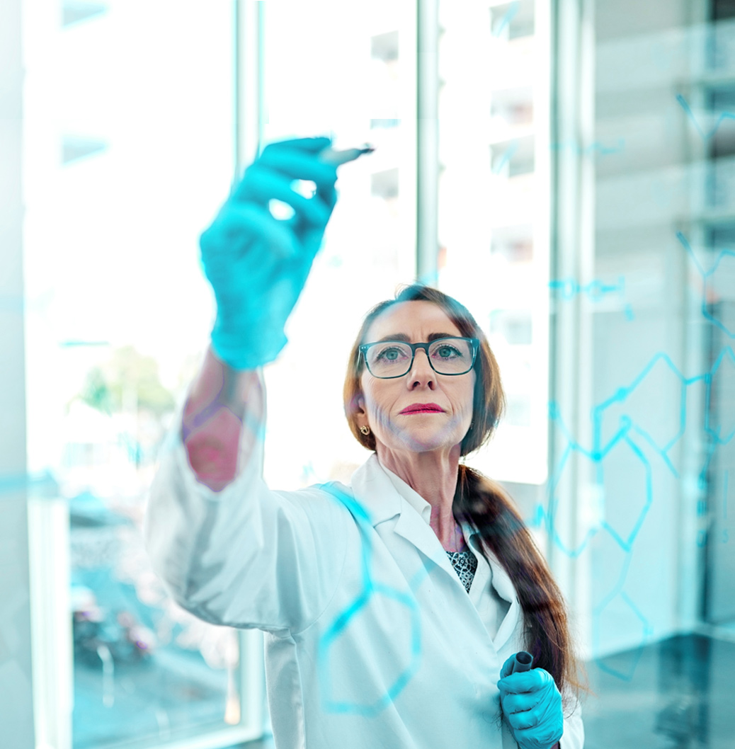 Imagen de mujer científica